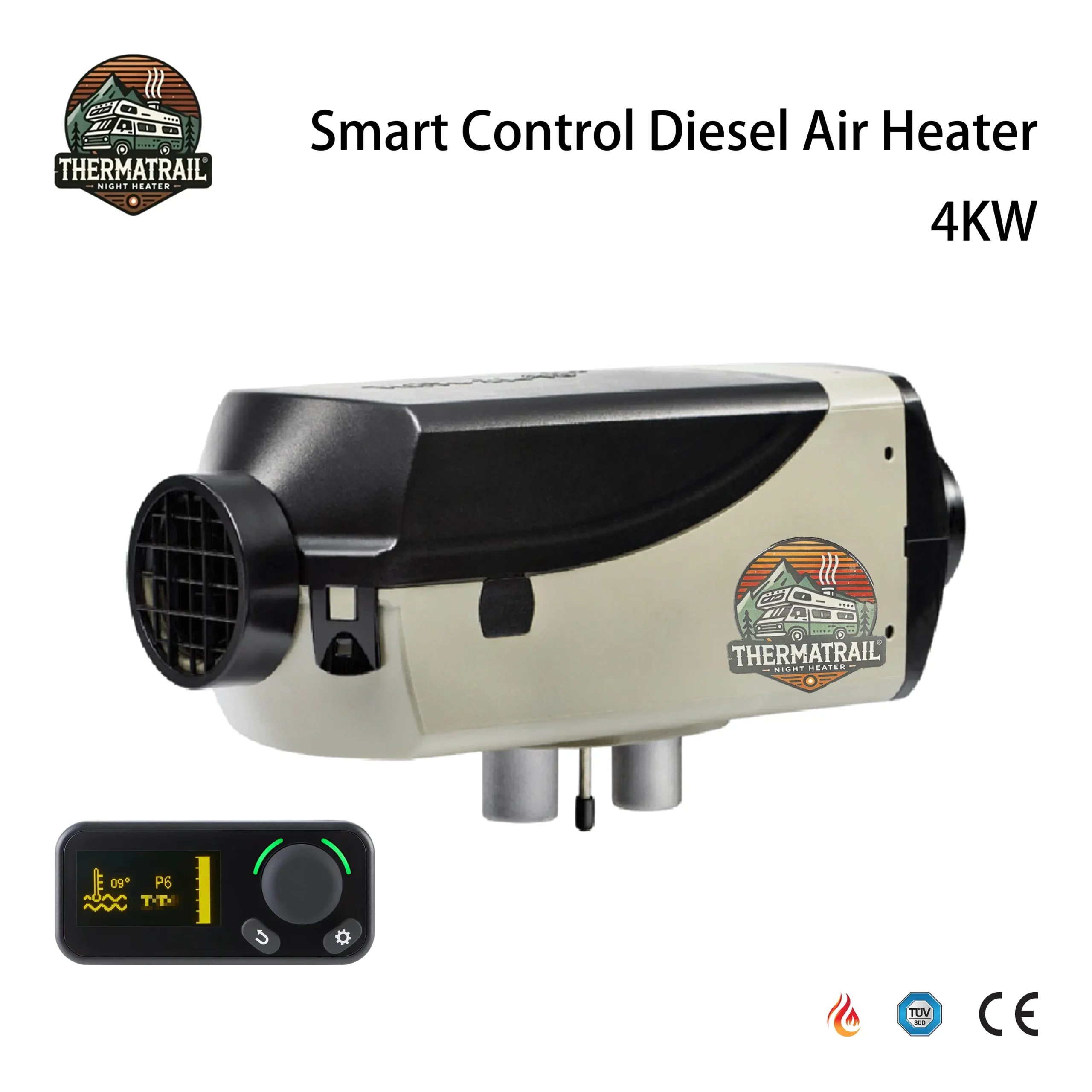 Diesel RV heater 4KW for campervan and motorhome heating